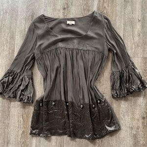 Anthropologie 100% Silk Blouse